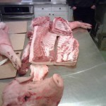 in pieces